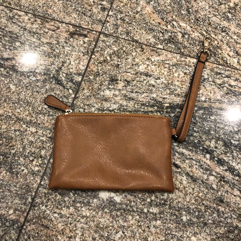 Faux Leather Wristlet / Coin Purse / Wallet